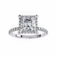 Majestic Halo Lab Grown Diamond Ring - Ophiratbf