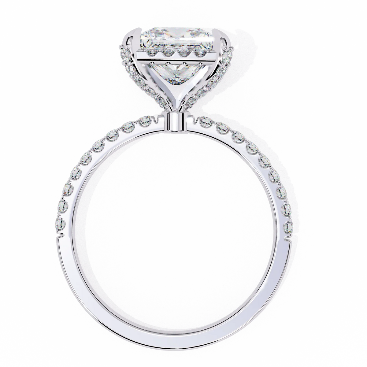 Majestic Halo Lab Grown Diamond Ring - Ophiratbf