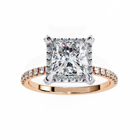 Majestic Halo Lab Grown Diamond Ring - Ophiratbf