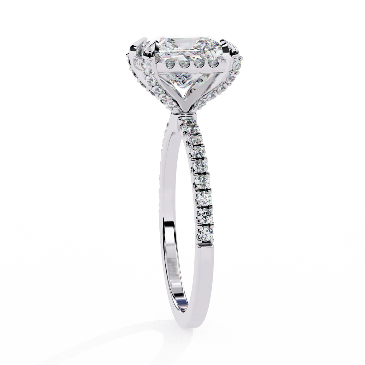 Majestic Halo Lab Grown Diamond Ring - Ophiratbf