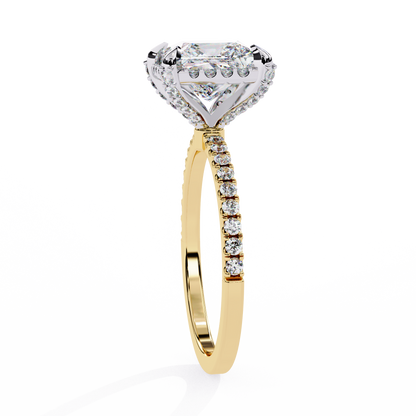 Majestic Halo Lab Grown Diamond Ring