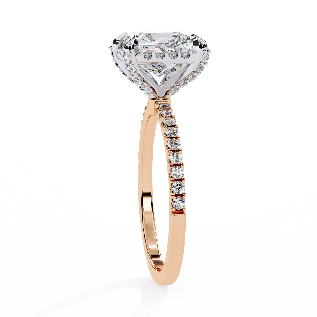 Majestic Halo Lab Grown Diamond Ring - Ophiratbf