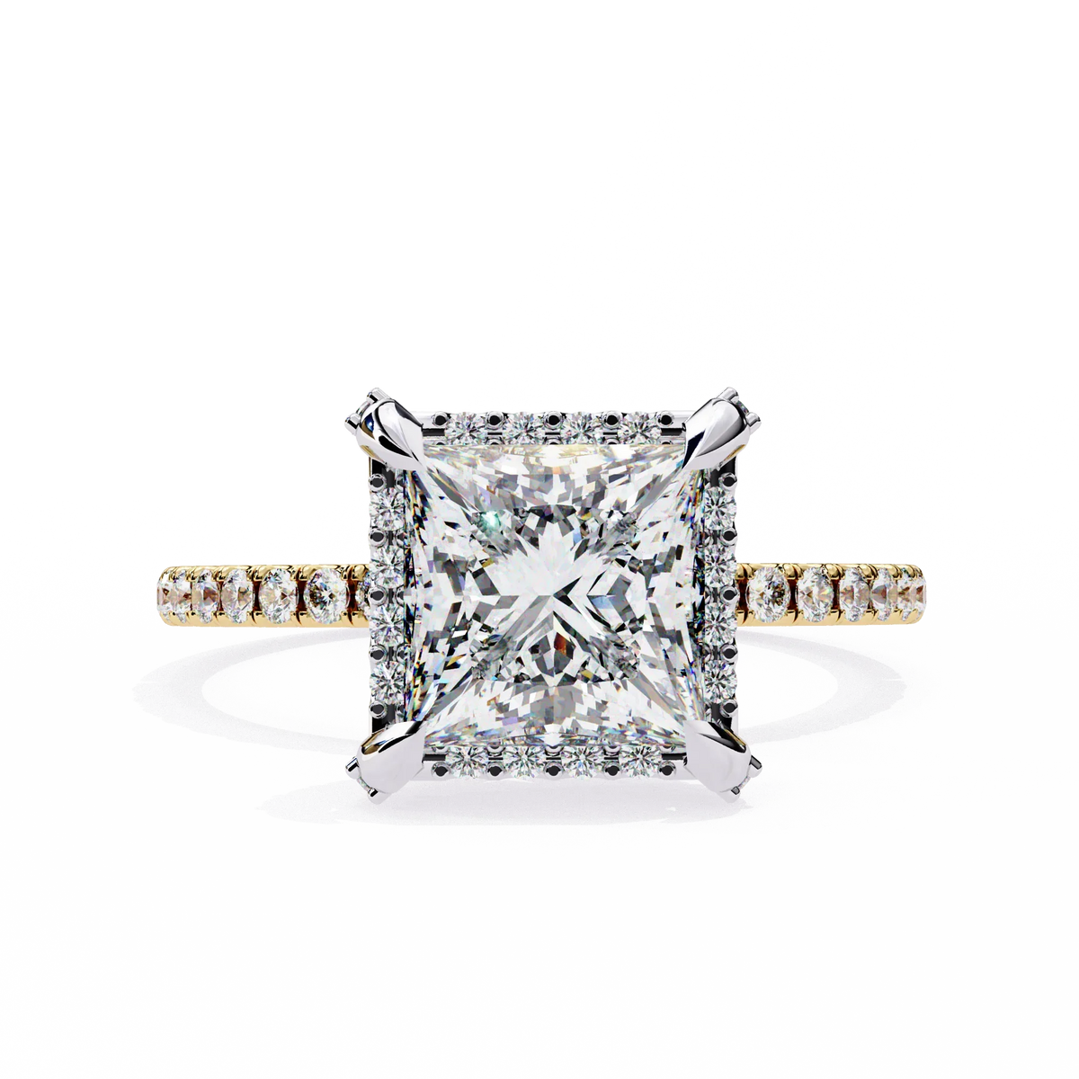 Majestic Halo Lab Grown Diamond Ring - Ophiratbf