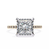 Majestic Halo Lab Grown Diamond Ring - Ophiratbf