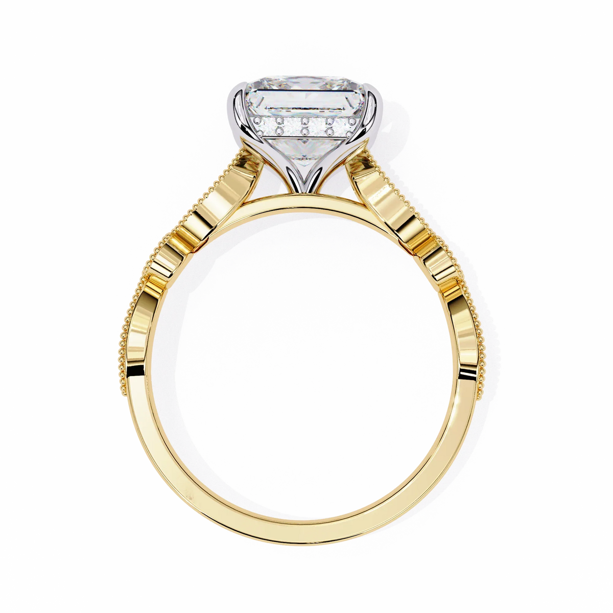 Aurora Princess Cut Lab Grown Diamond Ring - Ophiratbf