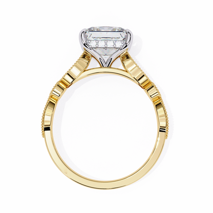 Aurora Princess Cut Lab Grown Diamond Ring