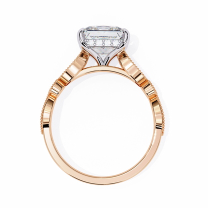 Aurora Princess Cut Lab Grown Diamond Ring
