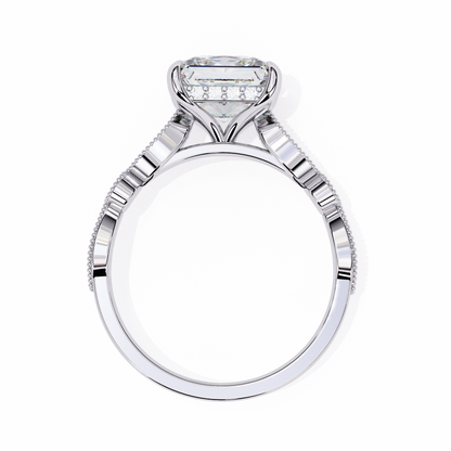 Aurora Princess Cut Lab Grown Diamond Ring