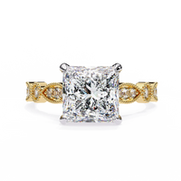 Aurora Princess Cut Lab Grown Diamond Ring - Ophiratbf