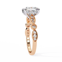 Aurora Princess Cut Lab Grown Diamond Ring - Ophiratbf