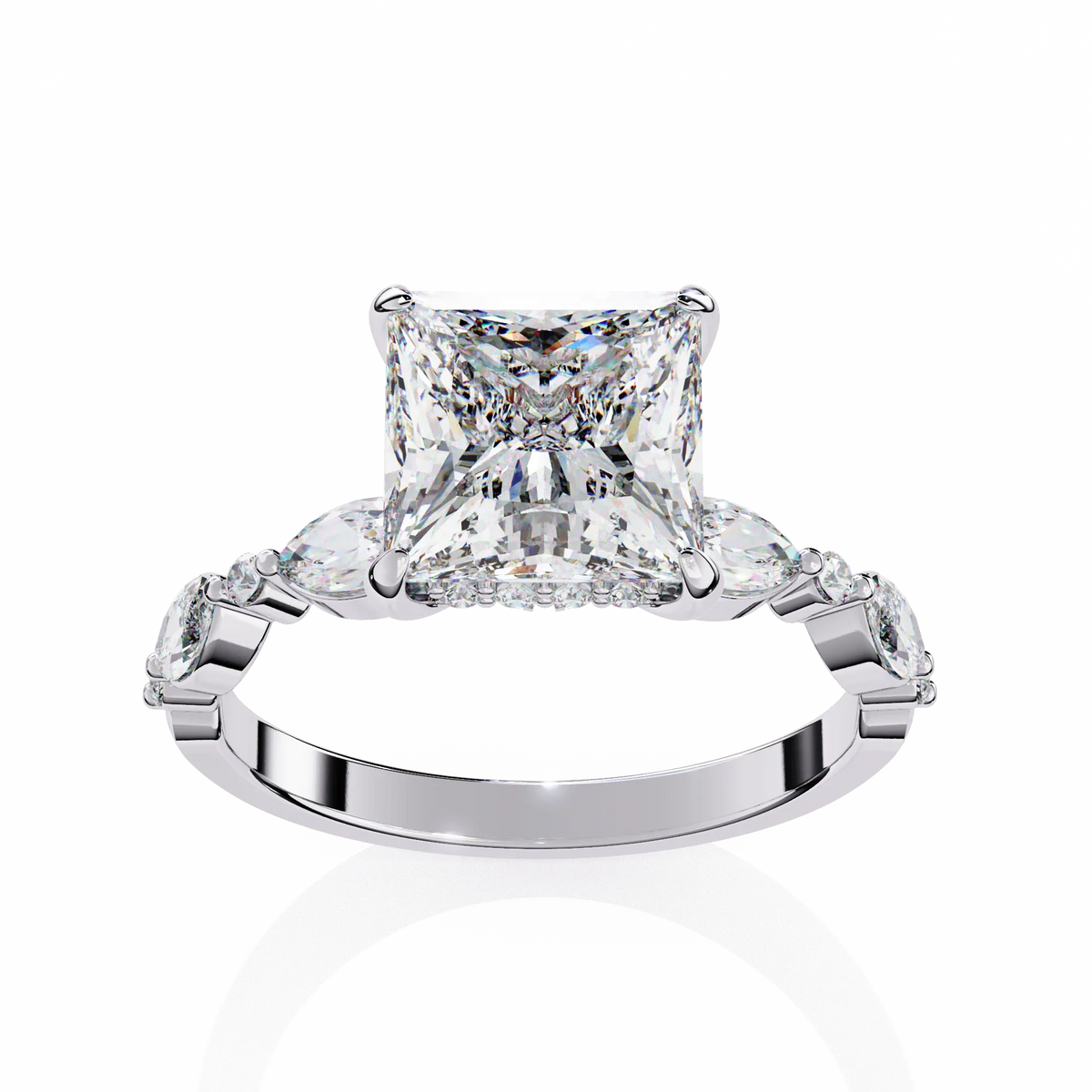 Princess t Grace Lab Grown Diamond Ring - Ophiratbf