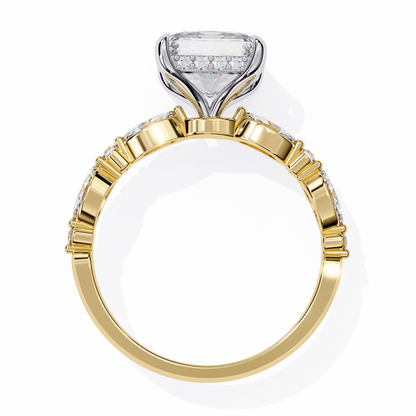 Princess t Grace Lab Grown Diamond Ring