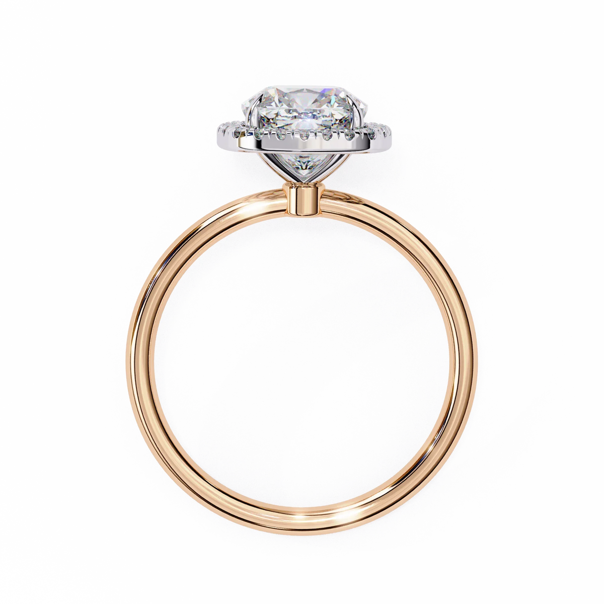 Tiara Spark Cushion Lab Grown Diamond Ring - Ophiratbf