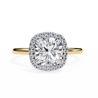 Tiara Spark Cushion Lab Grown Diamond Ring - Ophiratbf