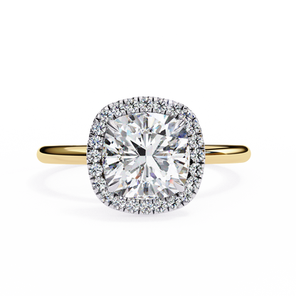 Tiara Spark Cushion Lab Grown Diamond Ring