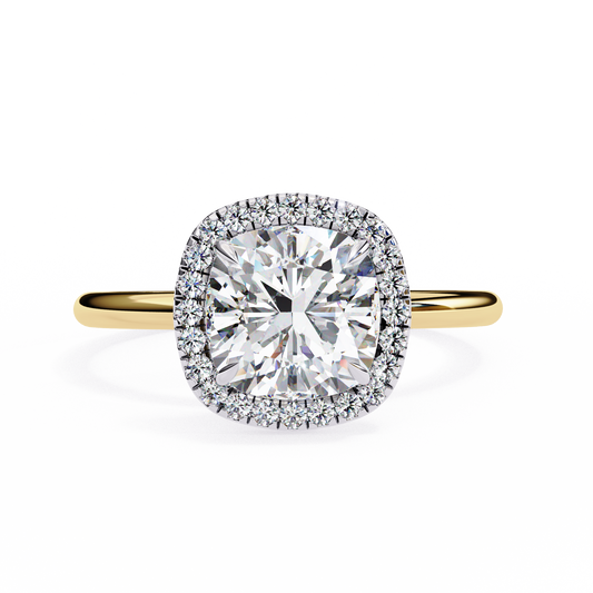 Tiara Spark Cushion Lab Grown Diamond Ring