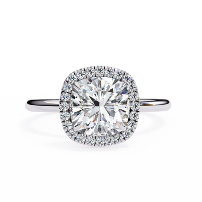 Tiara Spark Cushion Lab Grown Diamond Ring