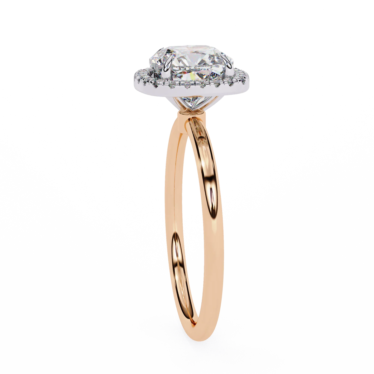 Tiara Spark Cushion Lab Grown Diamond Ring - Ophiratbf