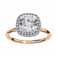 Tiara Spark Cushion Lab Grown Diamond Ring - Ophiratbf