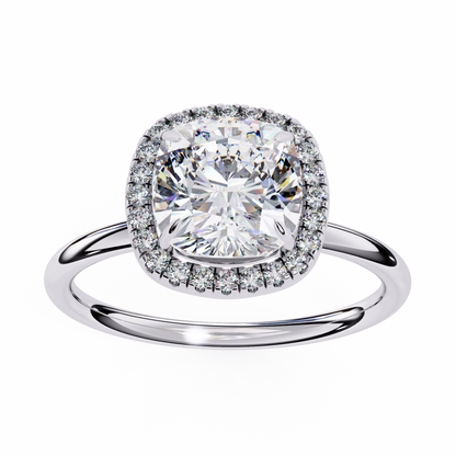 Tiara Spark Cushion Lab Grown Diamond Ring