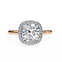 Tiara Spark Cushion Lab Grown Diamond Ring - Ophiratbf