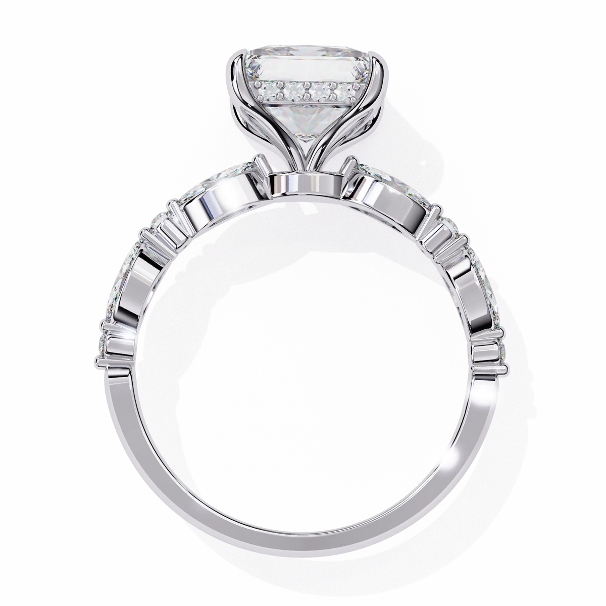 Princess t Grace Lab Grown Diamond Ring - Ophiratbf