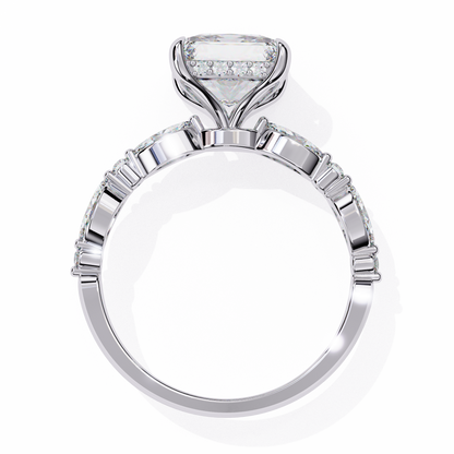 Princess t Grace Lab Grown Diamond Ring