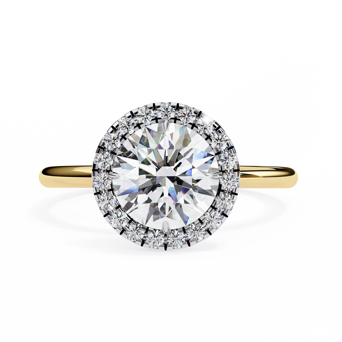 Lumina Lab Grown Diamond Halo Ring - Ophiratbf