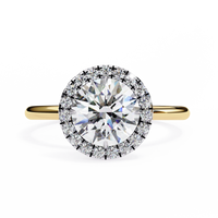 Lumina Lab Grown Diamond Halo Ring - Ophiratbf