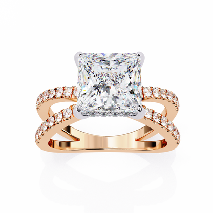 Crown Princess Lab Grown Diamond Ring