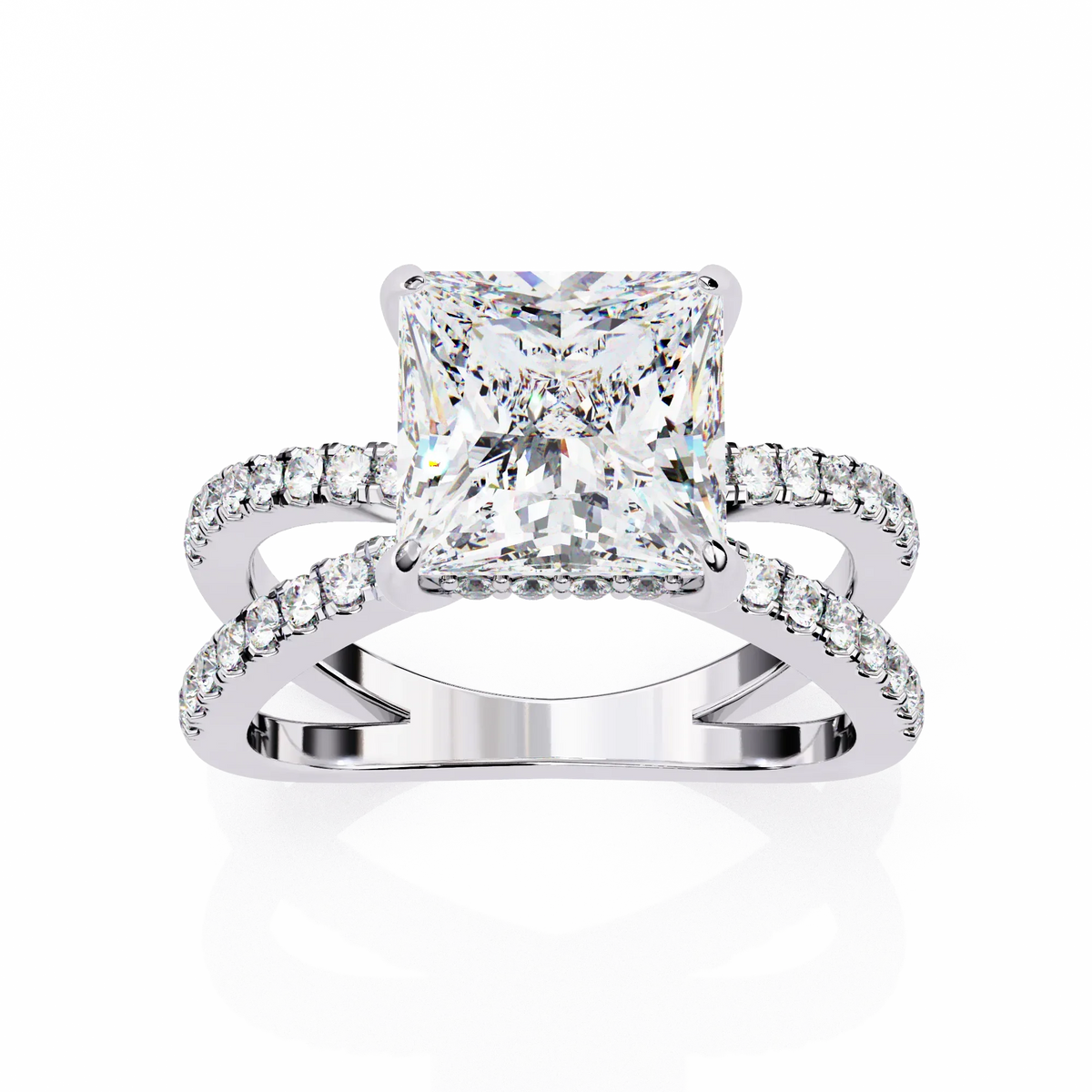 Crown Princess Lab Grown Diamond Ring - Ophiratbf