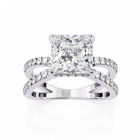 Crown Princess Lab Grown Diamond Ring - Ophiratbf
