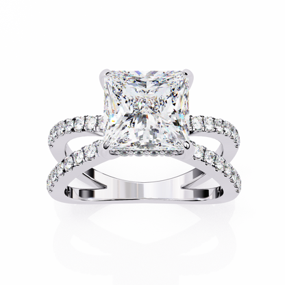 Crown Princess Lab Grown Diamond Ring