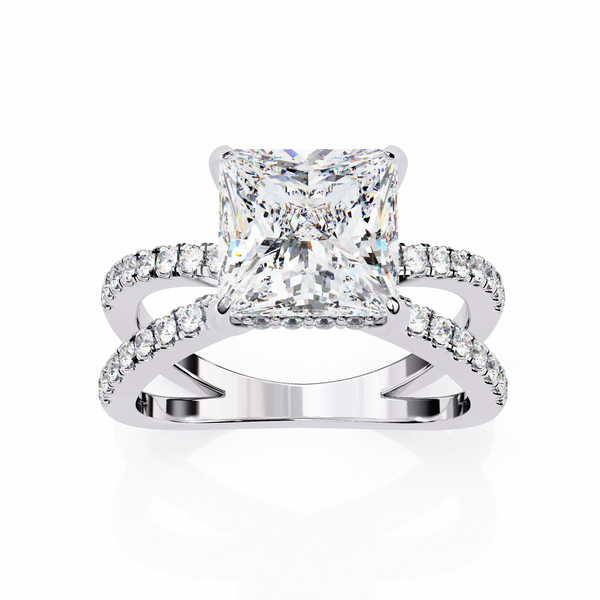 Crown Princess Lab Grown Diamond Ring