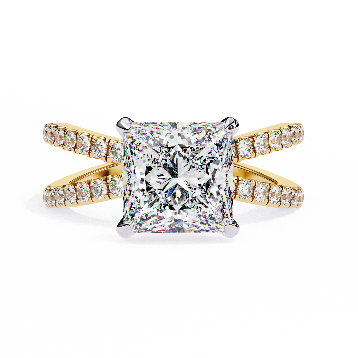 crown princess lab grown diamond ring