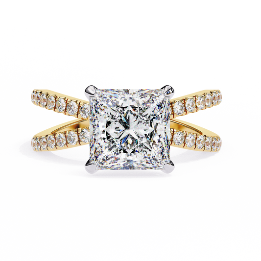 Crown Princess Lab Grown Diamond Ring