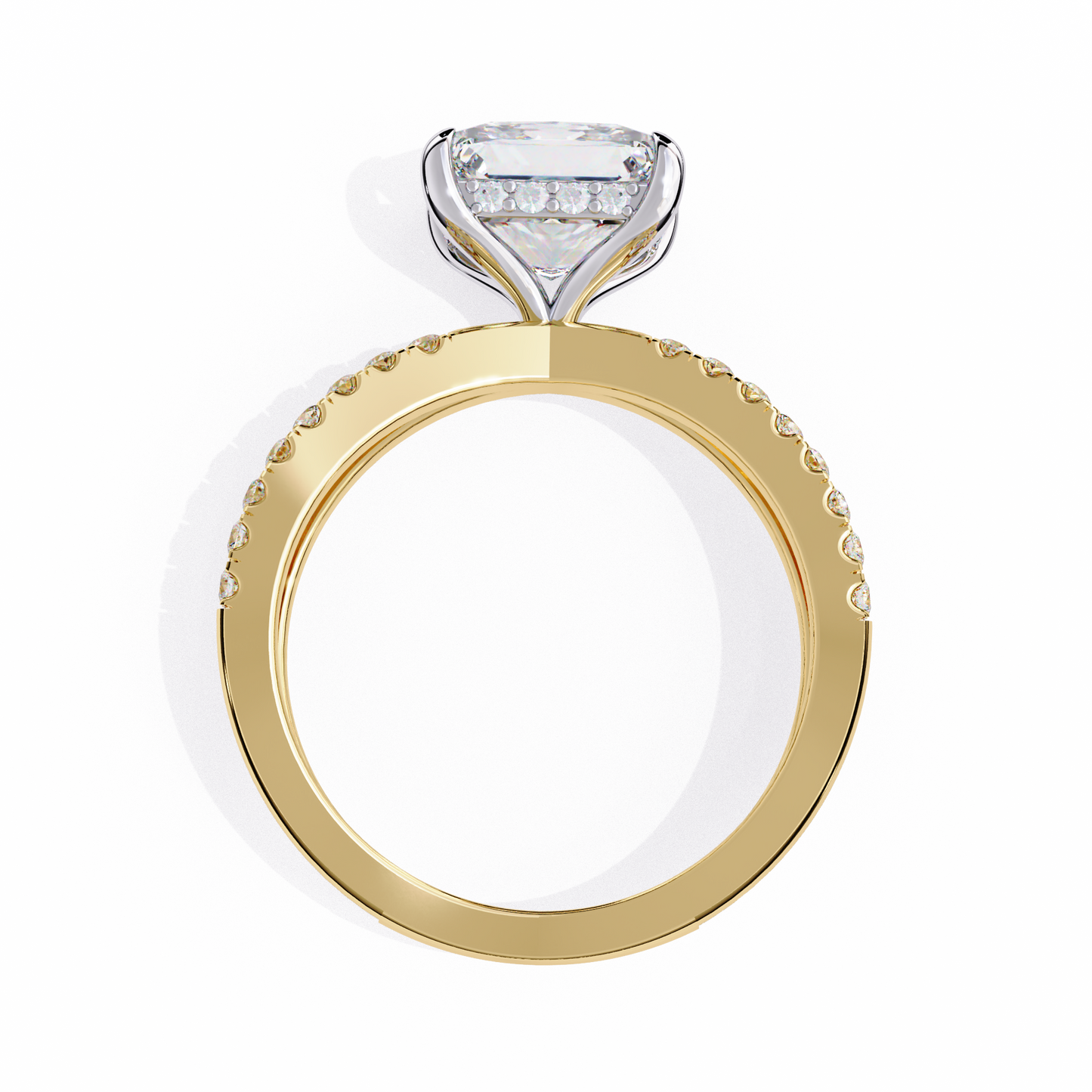 crown princess lab grown diamond ring