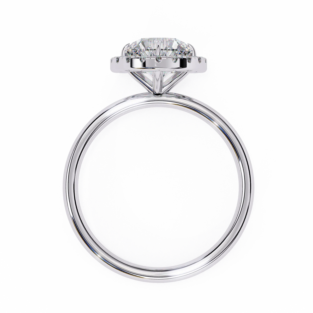 Lumina Lab Grown Diamond Halo Ring - Ophiratbf