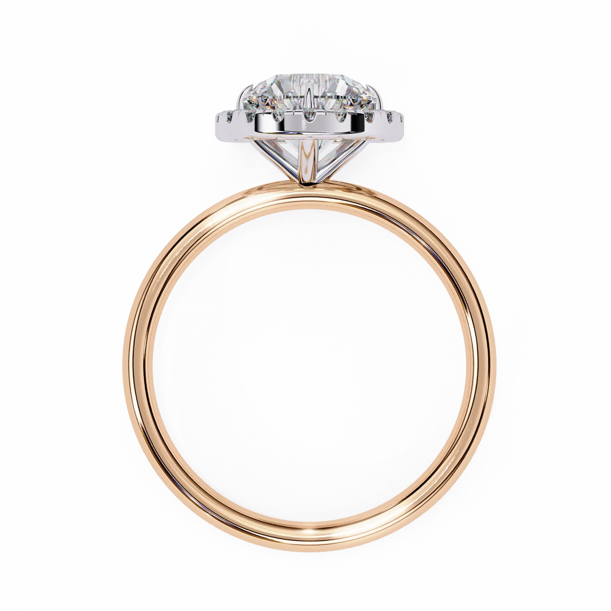 Lumina Lab Grown Diamond Halo Ring - Ophiratbf