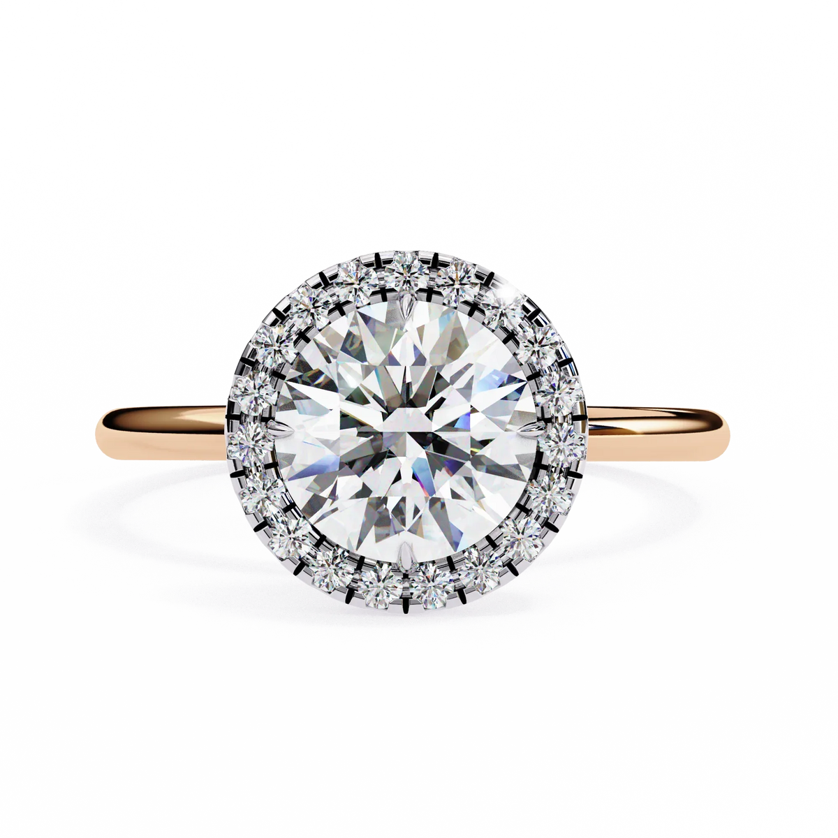 Lumina Lab Grown Diamond Halo Ring - Ophiratbf