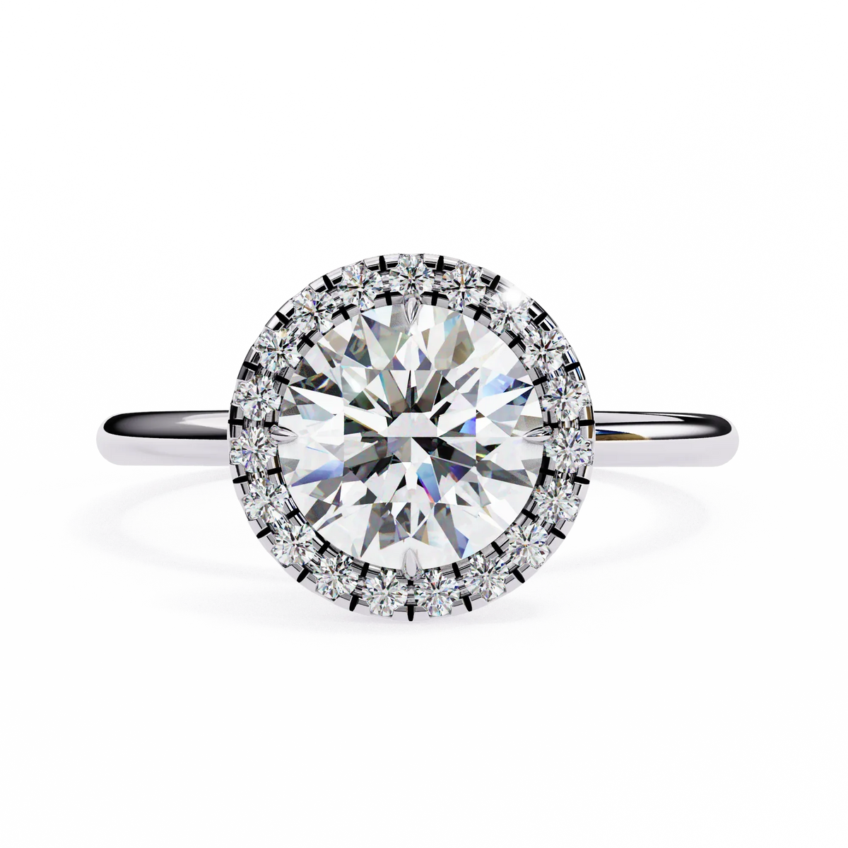 Lumina Lab Grown Diamond Halo Ring - Ophiratbf