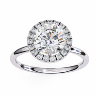 Lumina Lab Grown Diamond Halo Ring - Ophiratbf