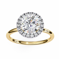 Lumina Lab Grown Diamond Halo Ring - Ophiratbf