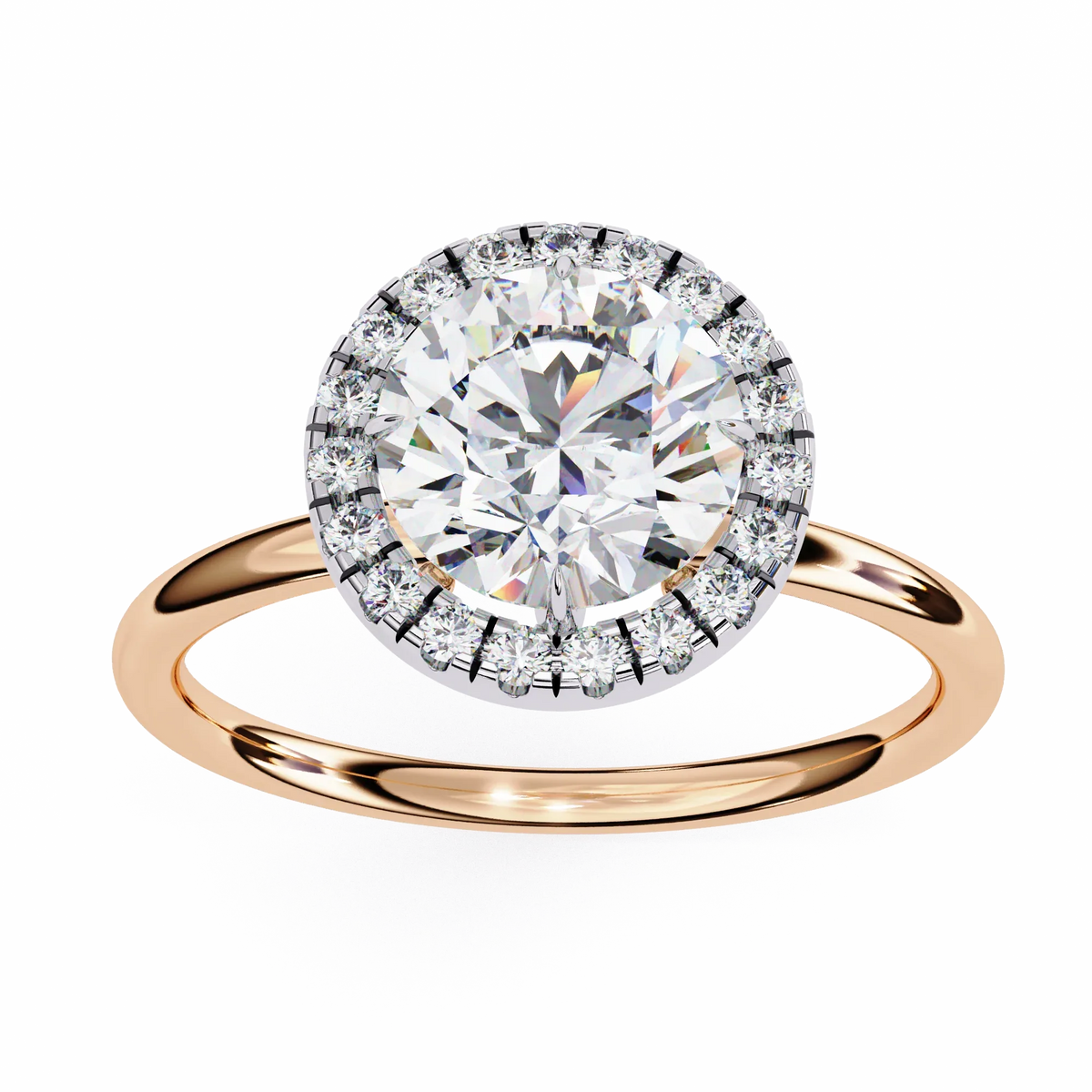 Lumina Lab Grown Diamond Halo Ring - Ophiratbf