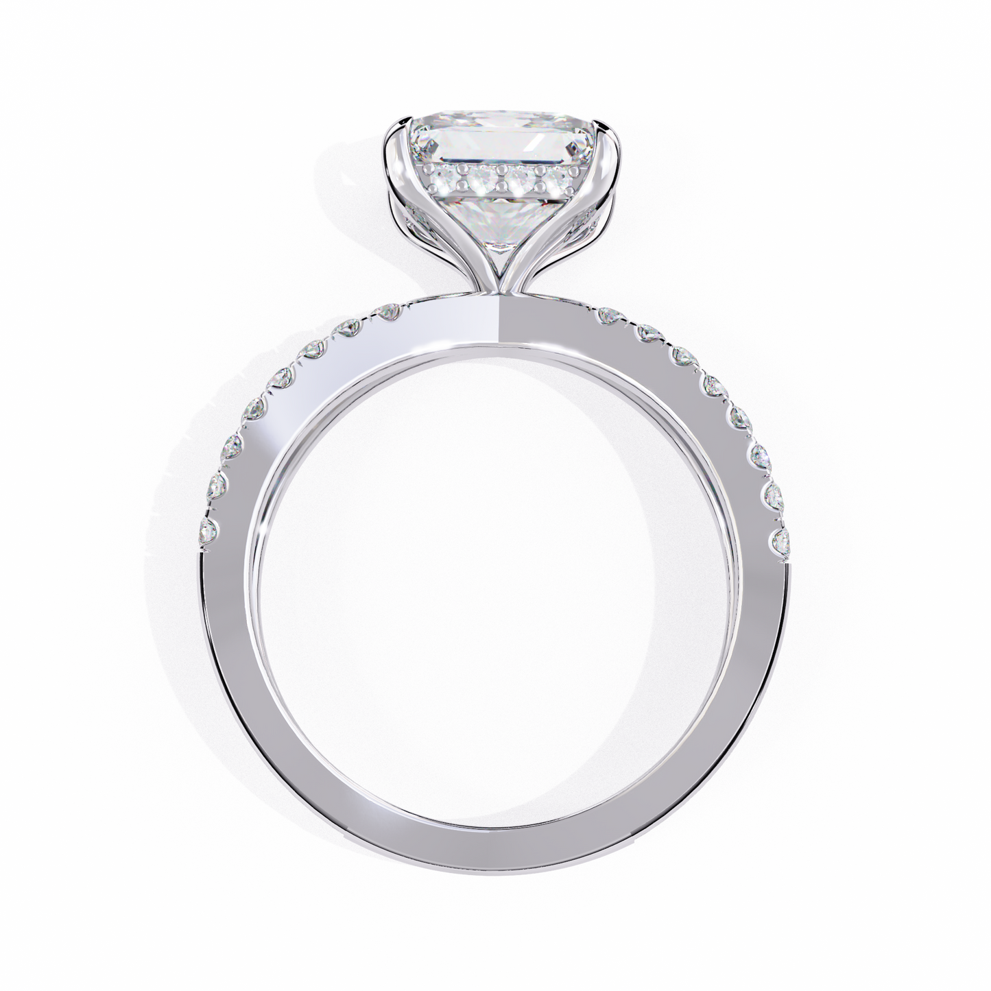 crown princess lab grown diamond ring