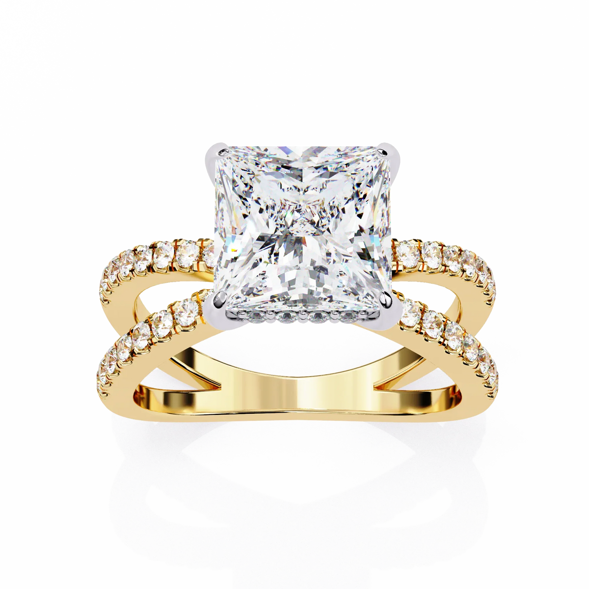 Crown Princess Lab Grown Diamond Ring - Ophiratbf