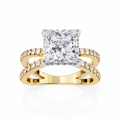 Crown Princess Lab Grown Diamond Ring