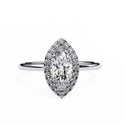 Lumina Marquise Lab Grown Diamond Halo Ring