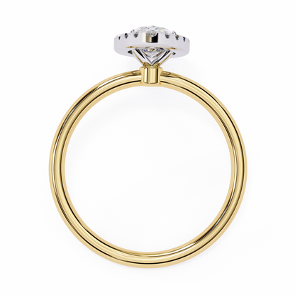 Lumina Marquise Lab Grown Diamond Halo Ring