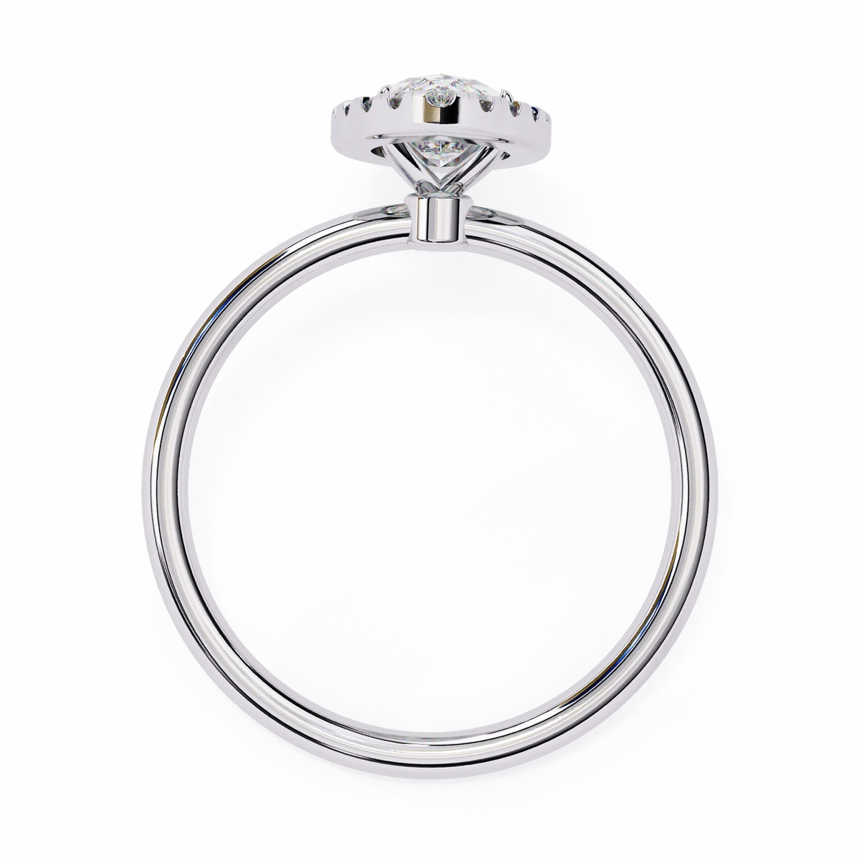 Lumina Marquise Lab Grown Diamond Halo Ring - Ophiratbf
